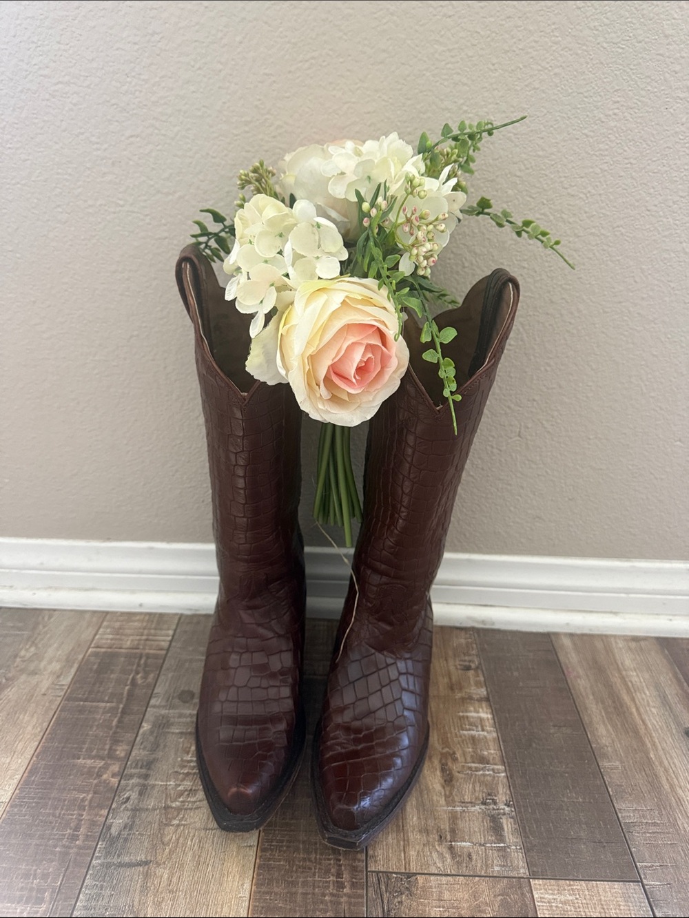 Idyllwind Brown Croc boots
